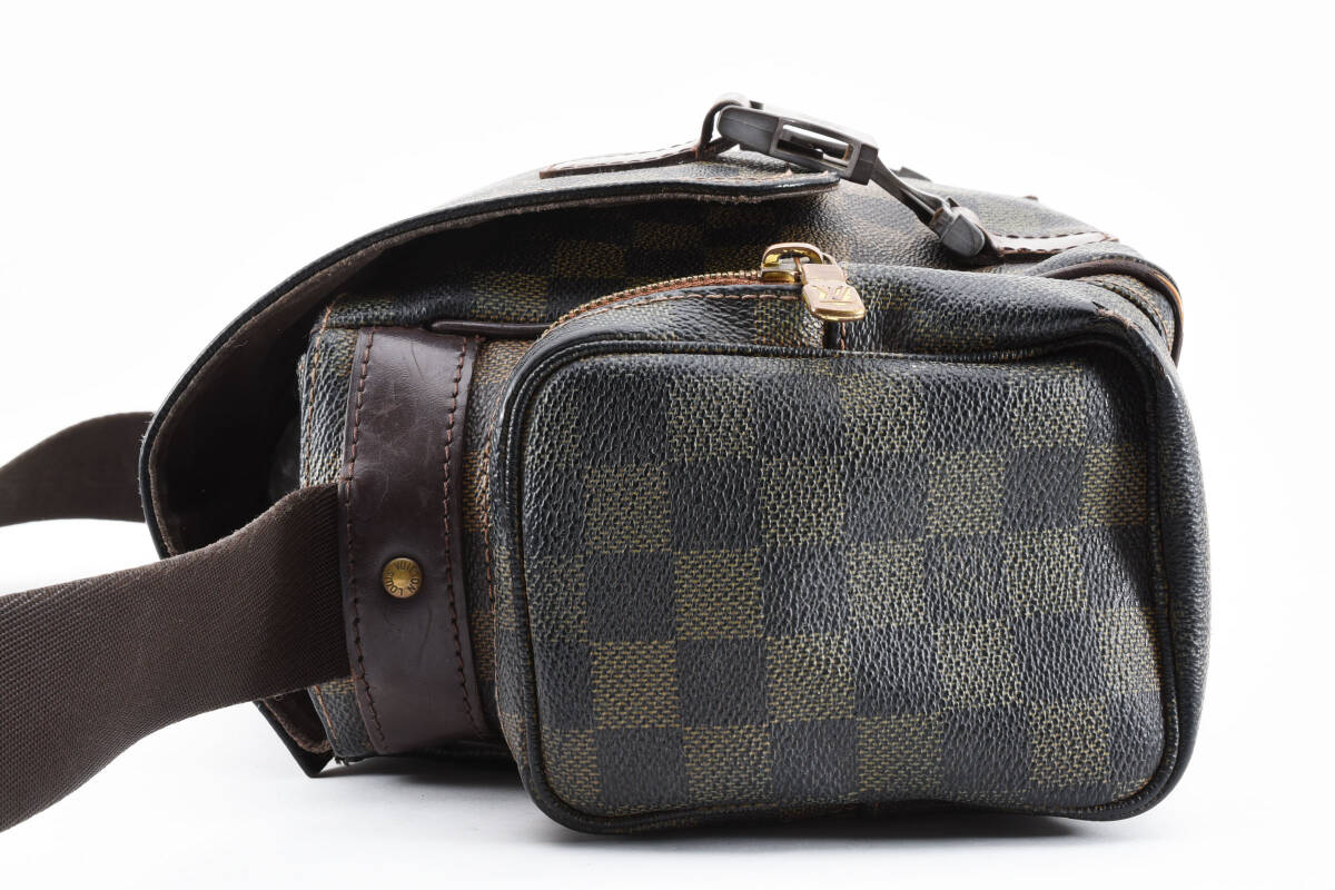 1円〜美品 LOUIS VUITTON ルイヴィトン リポーターメルヴィール ダミエ Ｎ５１１２６ ショルダーバック メッセンジャーバックの画像6