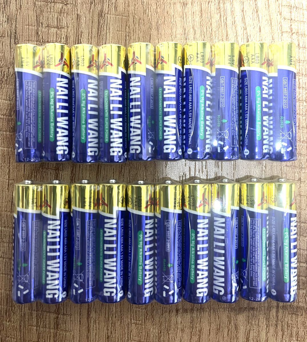  alkaline battery single 4 shape 20 pcs set 