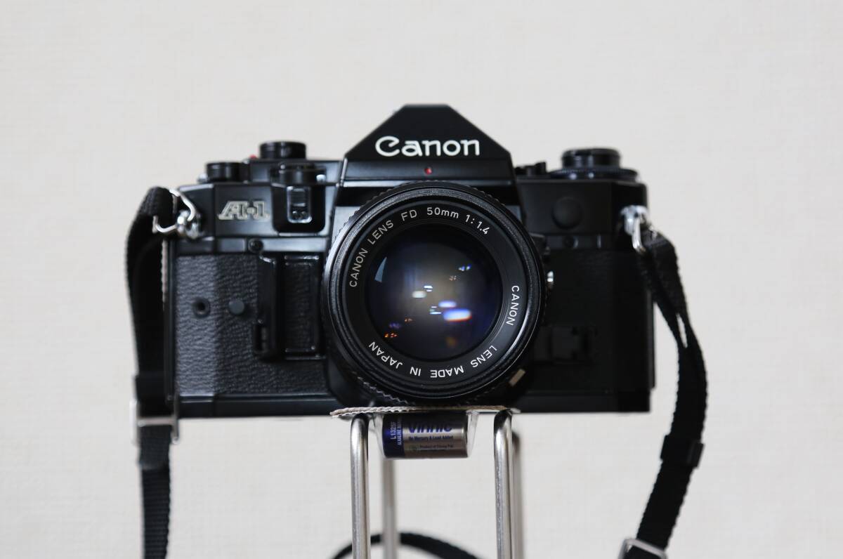 【動作現状品】Canon A-1 + New FD 50mm F1.4 #キャノン #一眼レフ #フイルムカメラの画像4