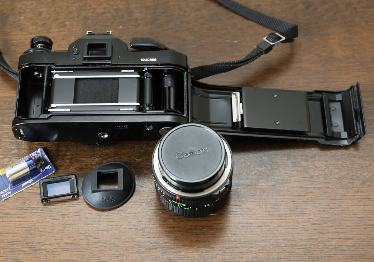 【動作現状品】Canon A-1 + New FD 50mm F1.4 #キャノン #一眼レフ #フイルムカメラの画像9
