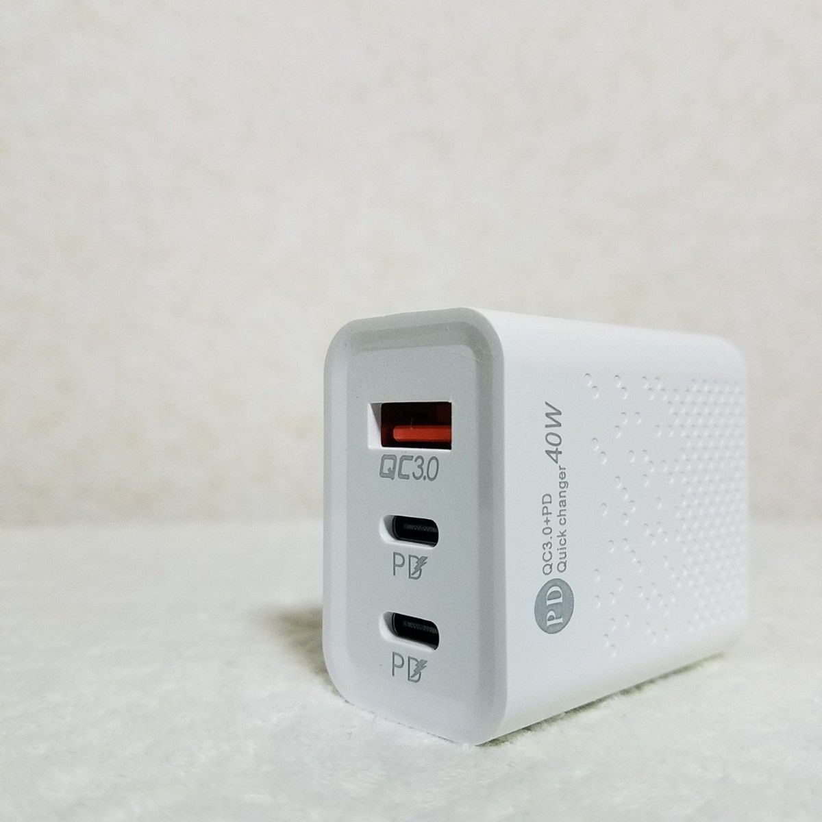 40W PD充電器 急速充電器★iPhone★Android★PD20w×2★1年保証
