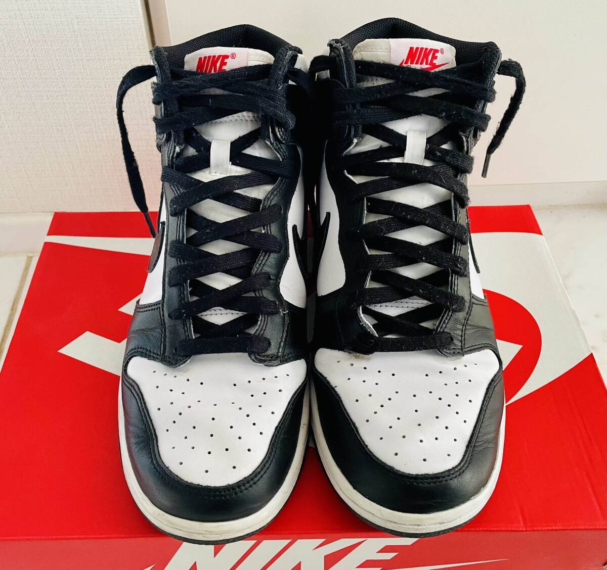 NIKE DUNK HIGH "BLACK AND WHITE" US9 27㎝_画像2