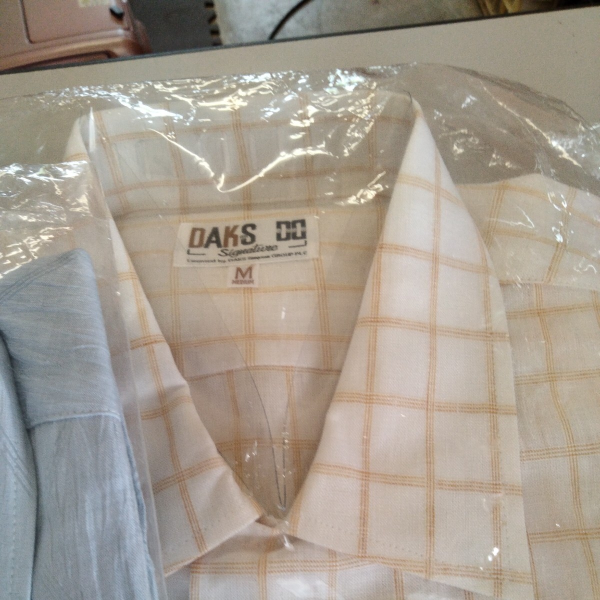 DAKS ダックス  半袖 ワイシャツ メンズ サイズM Baielish 形態安定シャツ 41 半袖 新品 日本製の画像5