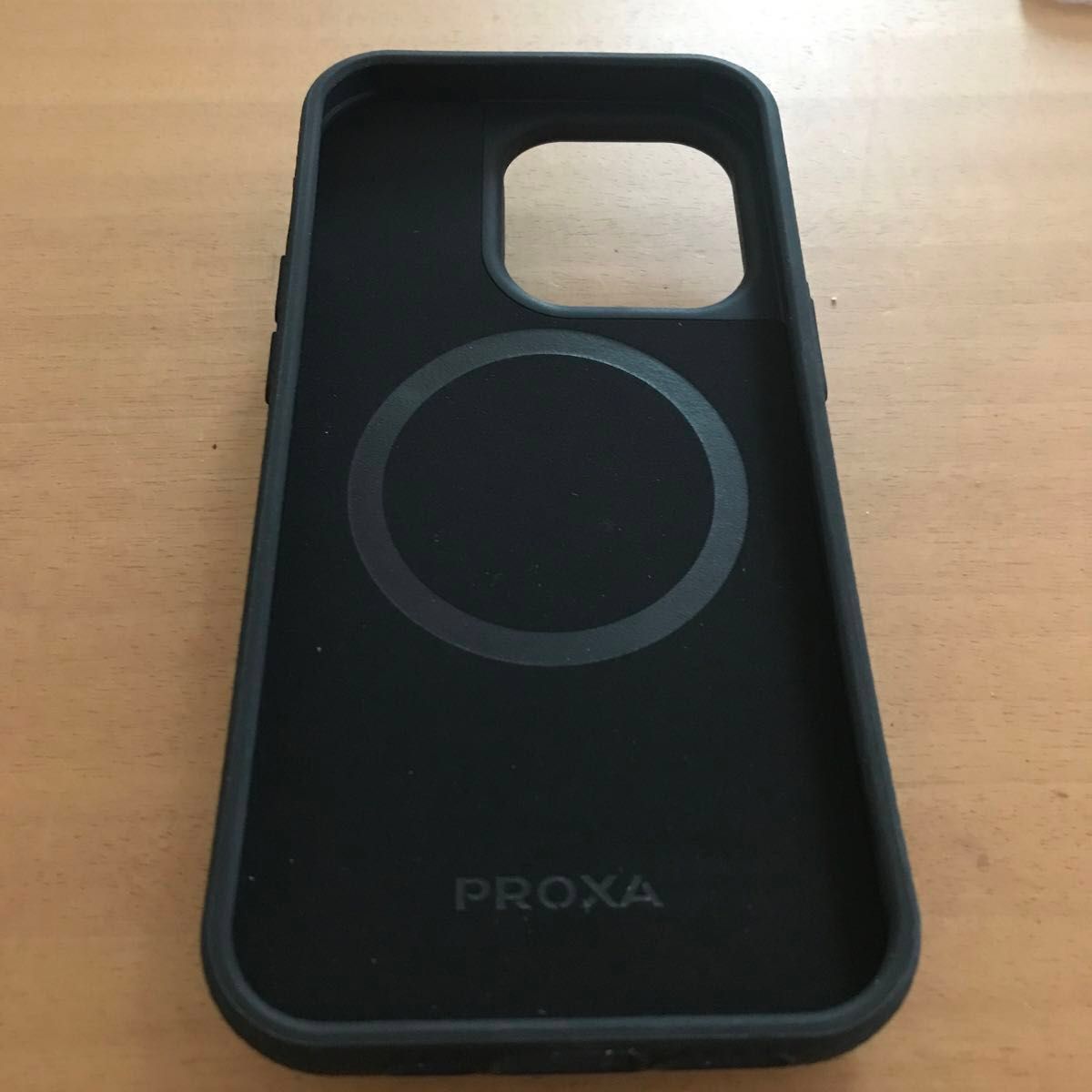 PROXA キックスタンドケース iPhone14 6.1インチ Pro用　 iPhone カード収納　黒　ブラック　スマホケース