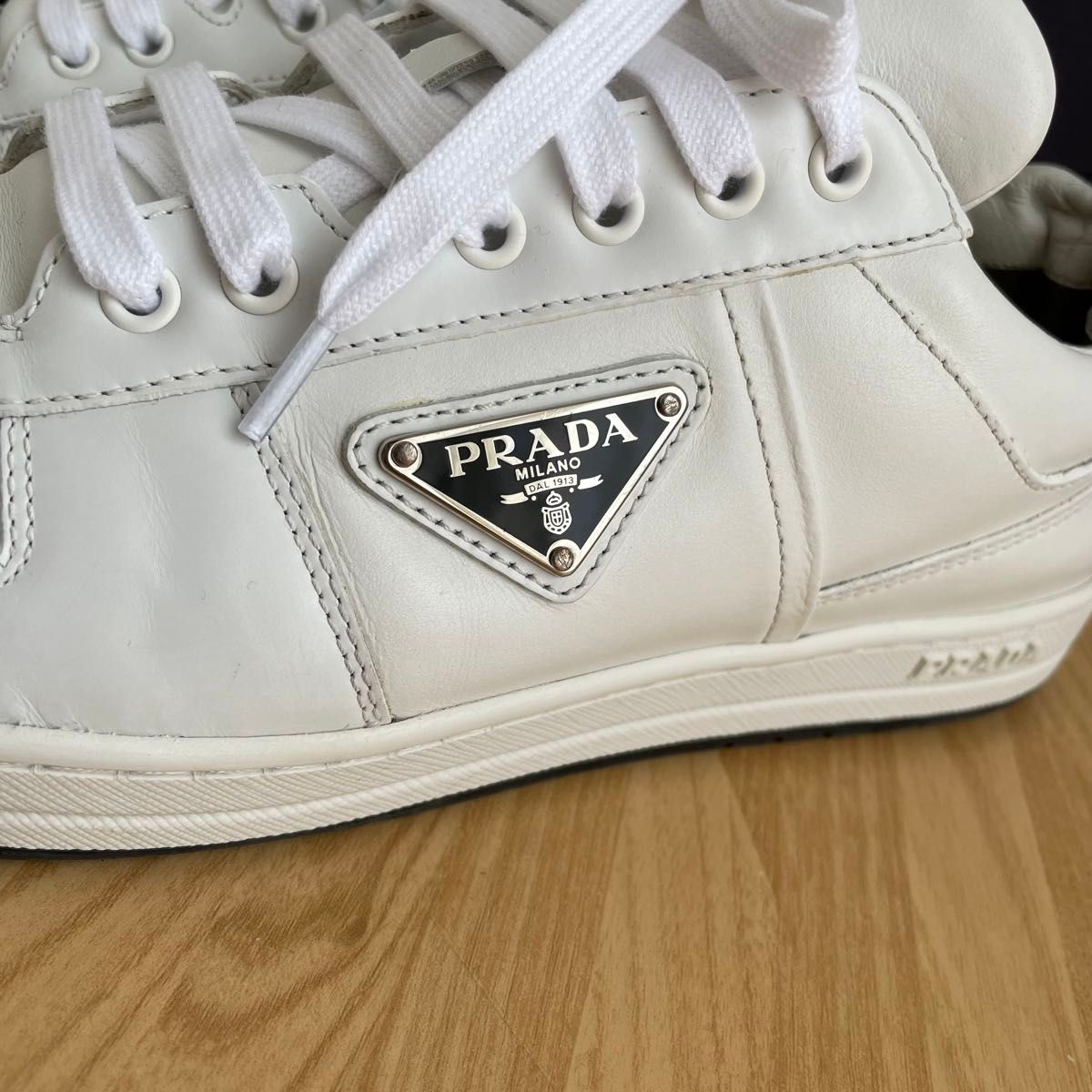 PRADA プラダ　トライアングルロゴ　スニーカー　メンズ8 27〜27.5㎝　