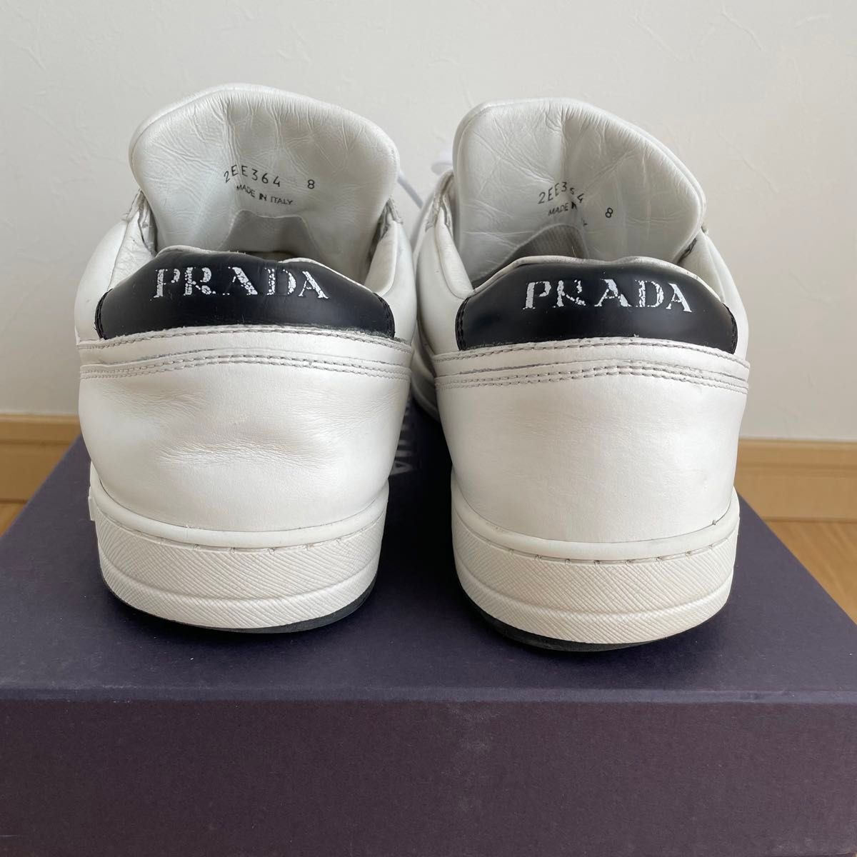 PRADA プラダ　トライアングルロゴ　スニーカー　メンズ8 27〜27.5㎝　