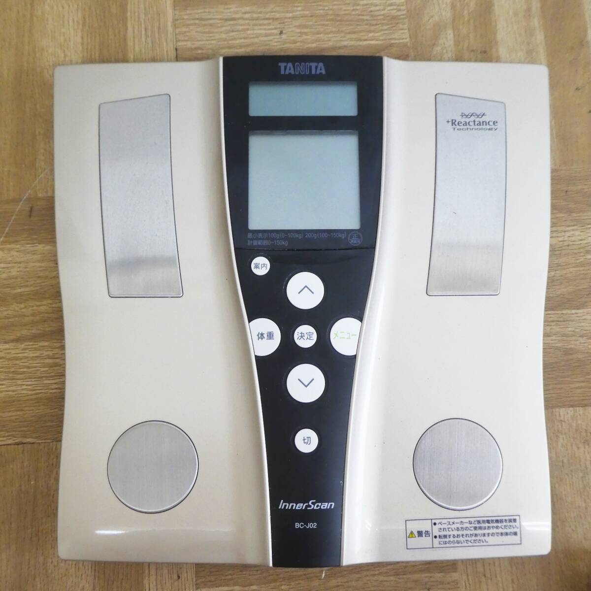 P977[ super-discount ]tanita body composition meter inner scan tanita body composition meter BC-J02 used operation OK /3
