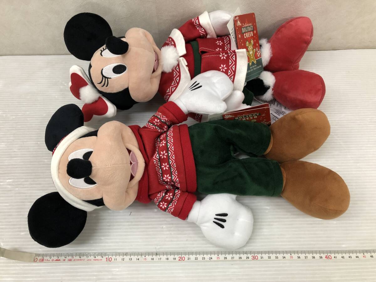 ディズニー ミッキー ミニー ホリデー ぬいぐるみ ディズニークリスマス2022 タグ付き 中古品 sygdis073845_画像9