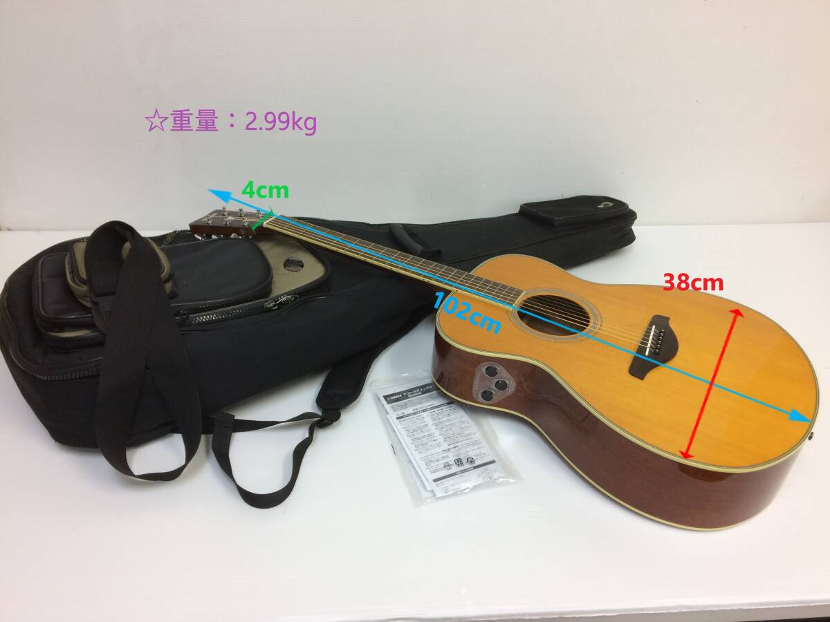 【直接取引のみ】YAMAHA トランスアコースティックギター FS-TA 中古品 sygk073624_画像1