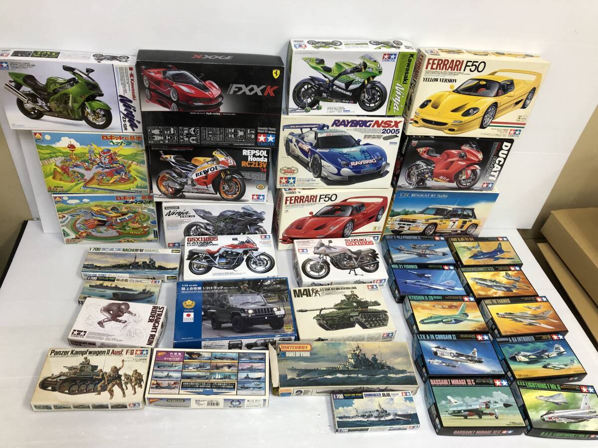 未組立プラモデルまとめ売り 最強ロボダイオージャ/ミリタリー/バイク 他 ※外箱ダメージ/欠品物不明/現状品 ジャンク品 sypra073839_画像2