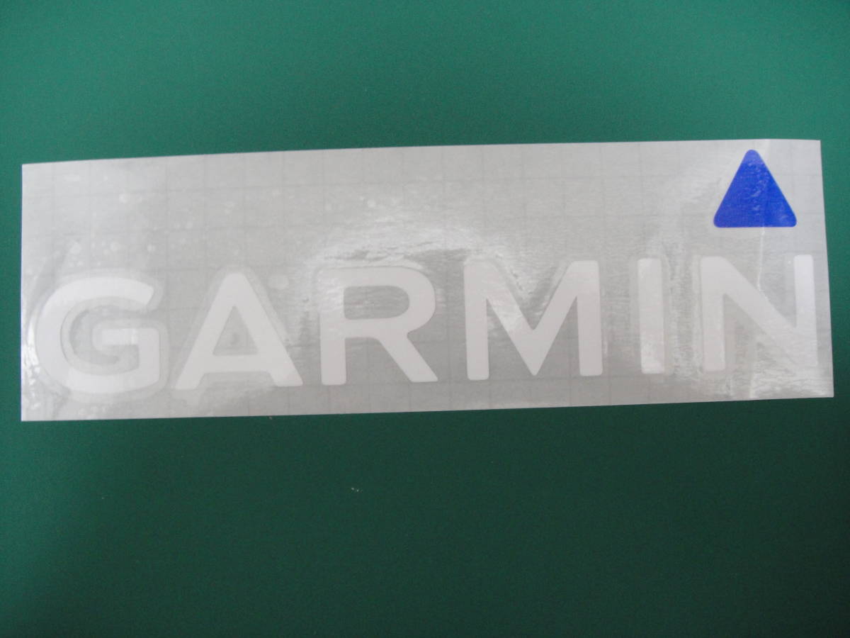 GARMIN 200mm 色限定　ステッカー　エンブレム　デカール　ガーミン　ガーミンどうでしょう ハイグレード耐候６年 　CTS011_ホワイトエレクトリックブルー