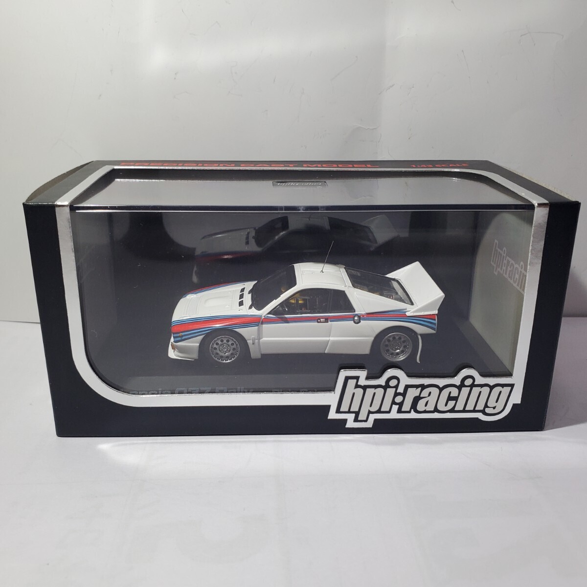 HPI・ racing 1/43「LANCIA 037 Rally」プレーンカラー 白 新品未使用 209の画像2