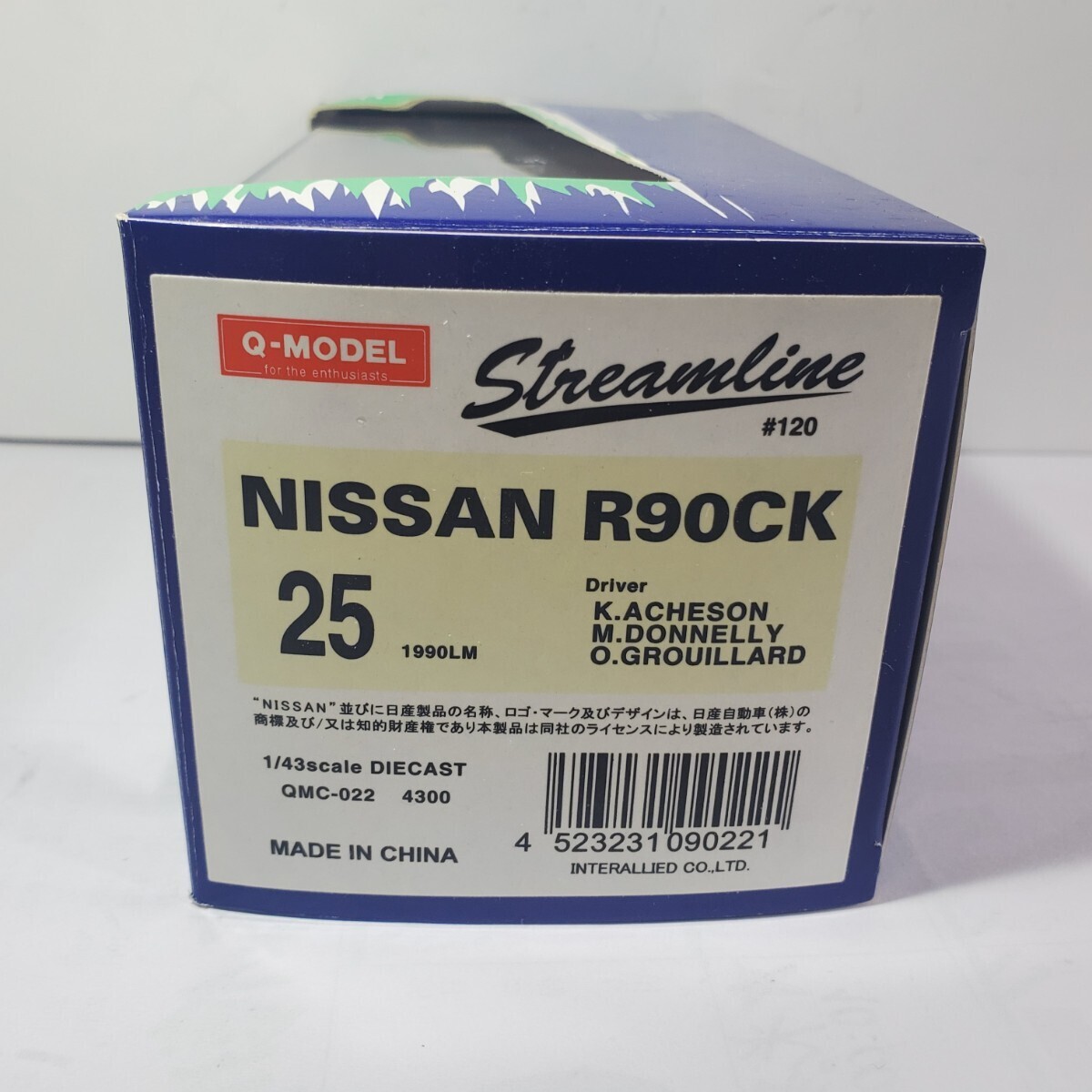 Q-MODEL 1/43 「NISSAN R90CK 1990 LM」ル・マン出場車 新品未使用 215_画像10