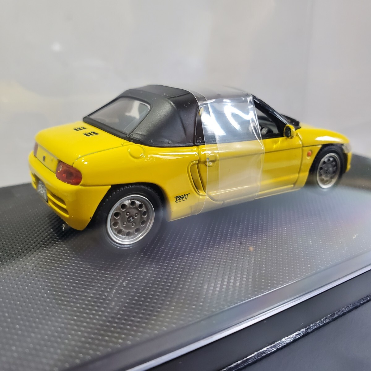 EBBRO エブロ 1/43 「HONDA BEAT 1991」黄色 ホンダ ビート オープンスタイルに出来る 未使用 の出品 238_画像6