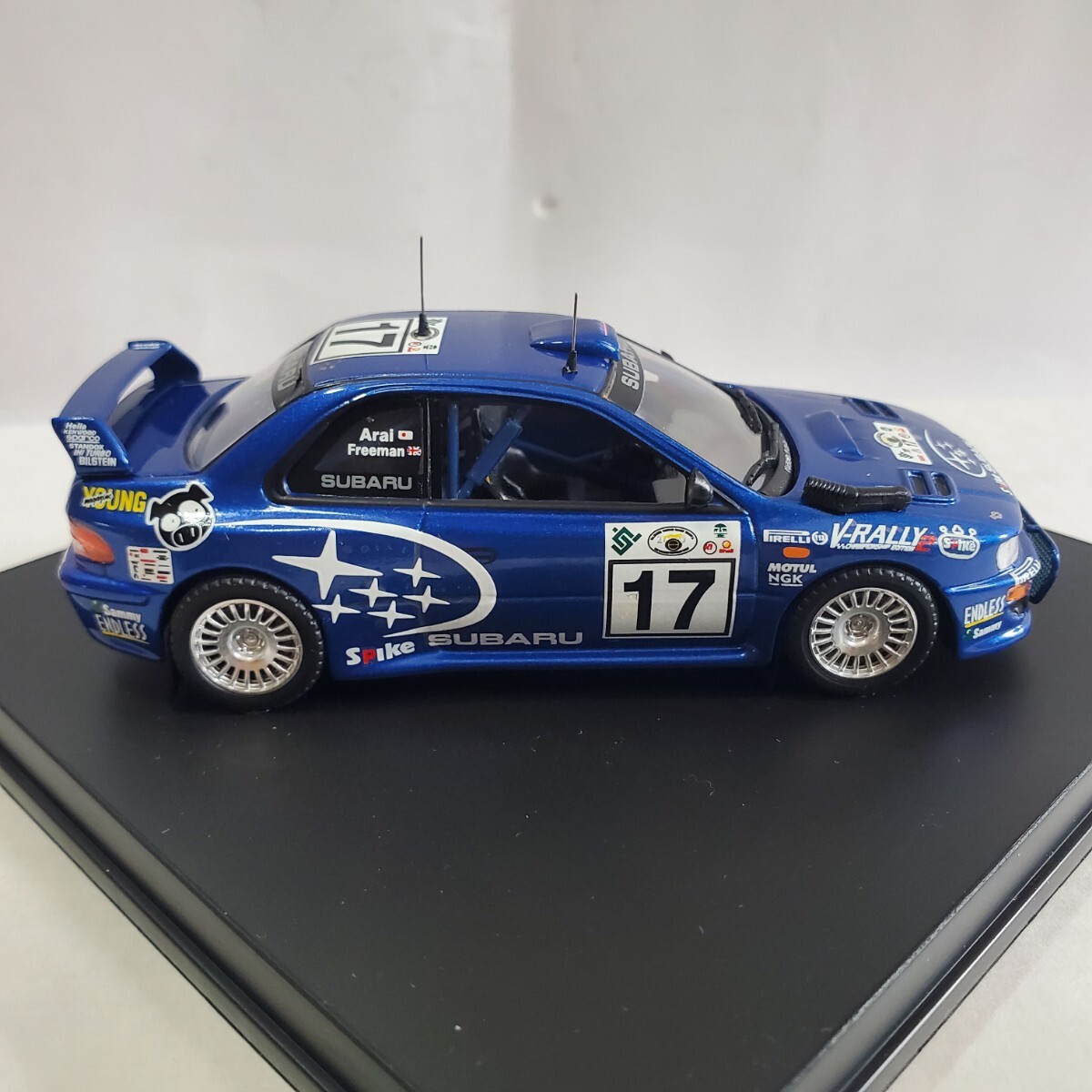 Trofeu トロフュー 1/43 「SUBARU IMPREZA WRC SAFARI Rally 2000 T.ARAI」スバル インプレッサ サファリラリー 新井敏弘 新品未使用 258の画像4