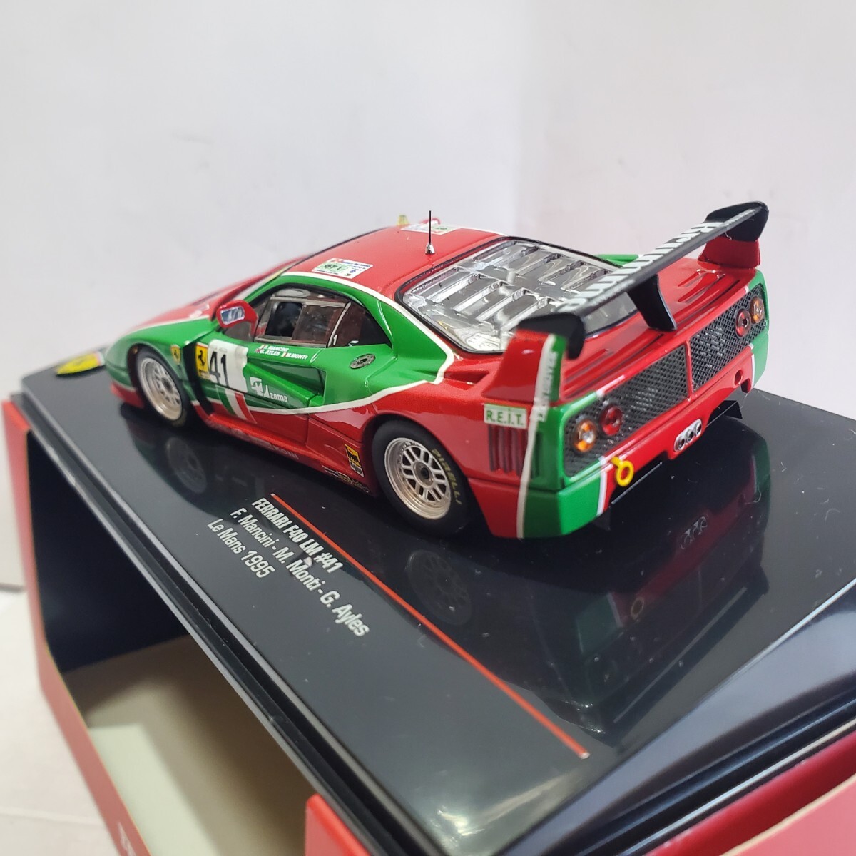 IXO イクソ 1/43 赤箱「Ferrari F40 LM #41 Le・Mans 1995」フェラーリ ル・マン 新品未使用 289_画像8