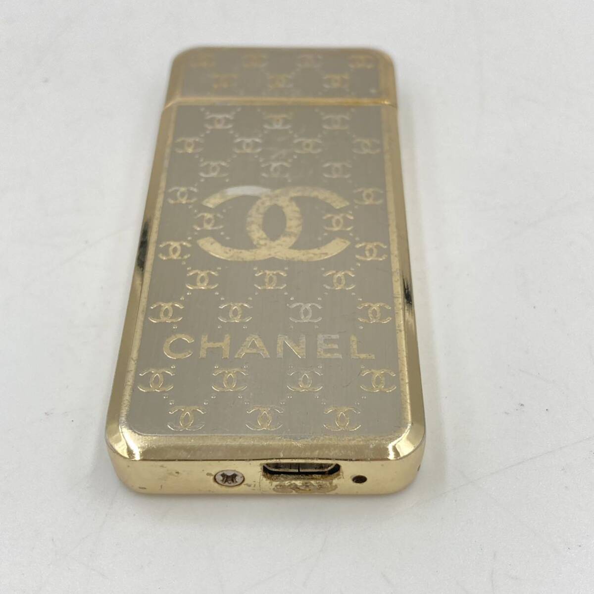 4.23SM-E1444★シャネル USB式電子ライター★CHANEL/電熱式/喫煙具/lighter/ブランドライター/DC0 DH8の画像3