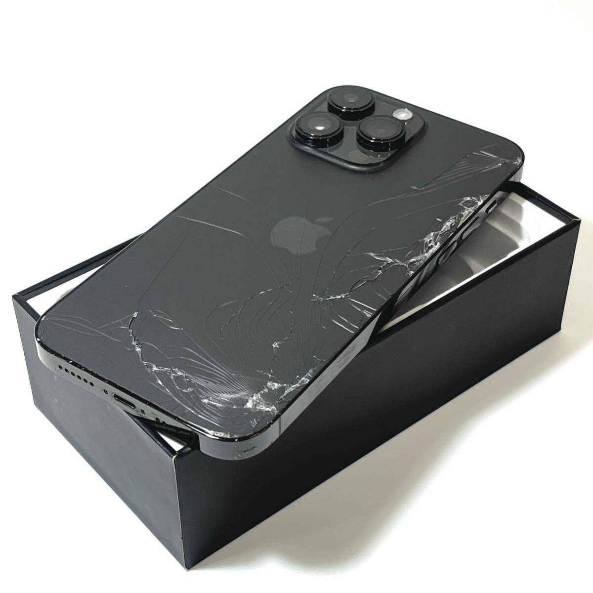 【ジャンク品】Apple｜iPhone 14 Pro Max 256GB｜SIMフリー｜最大バッテリー容量97%｜スペースブラック｜動作確認済｜速達発送可_画像1