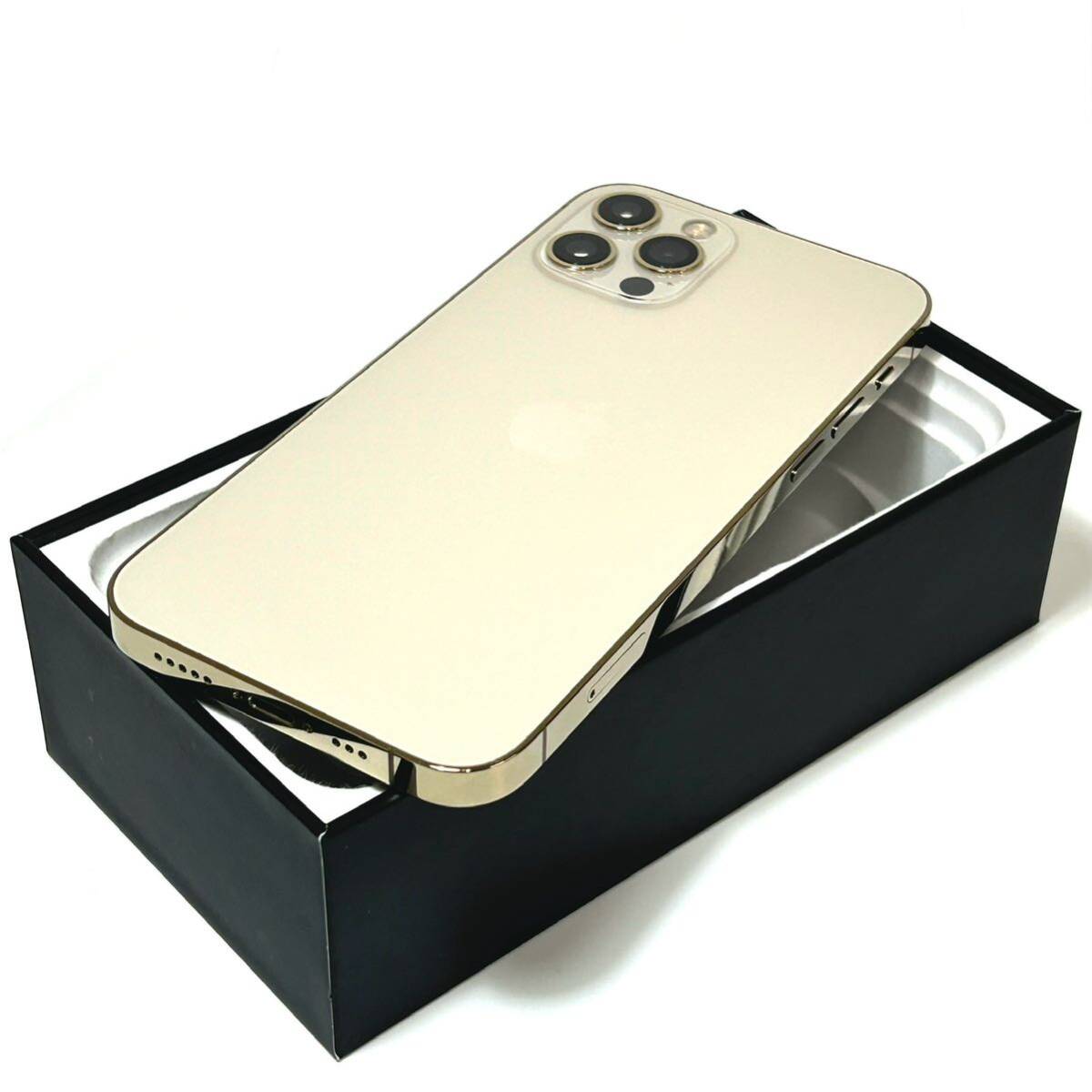 【美品】Apple｜iPhone 12 Pro 128GB｜SIMフリー｜最大バッテリー容量86%｜ゴールド｜動作確認済｜速達発送可 の画像1