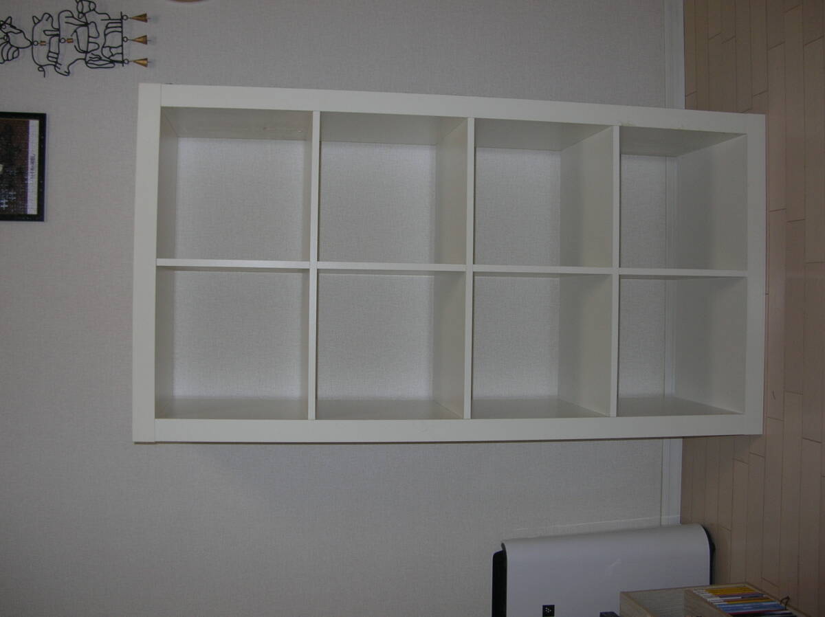 IKEA イケア 収納ラック ホワイト (中古、東京世田谷区＊引取りのみ） の画像1