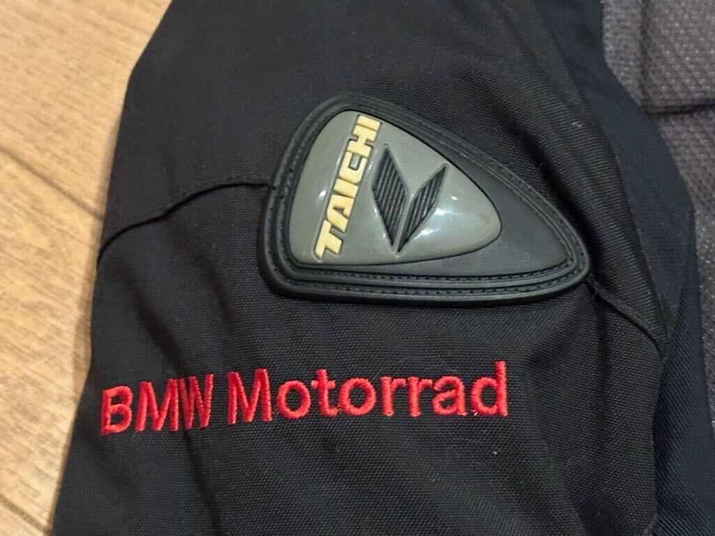 USED BMWモトラッド RSタイチ 背中 肘 パッド付 メッシュジャケット グレー Lサイズ ライダースジャケット (クシタニ コミネ )の画像6