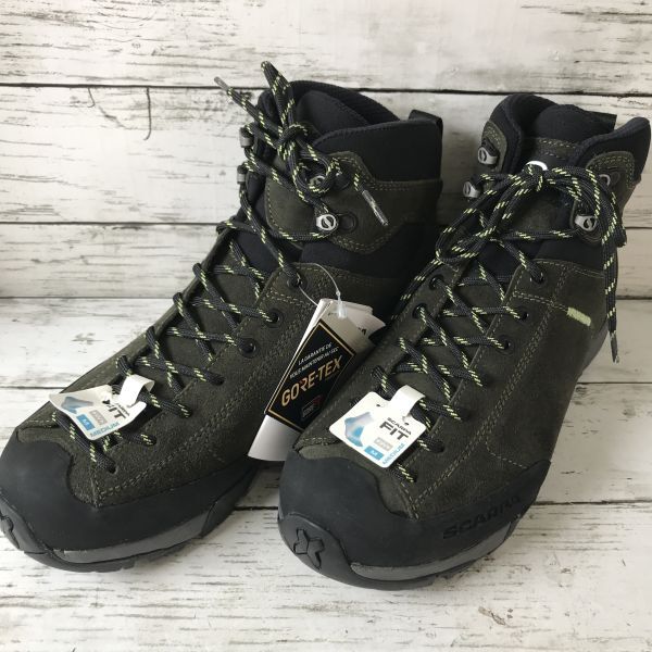 8P69 未使用 SCARPA サイズ EU42 26.5cm ゴアテックス モヒートハイク GORE-TEX タイムグリーン 登山靴 アウトドア スカルパ 1000-の画像1