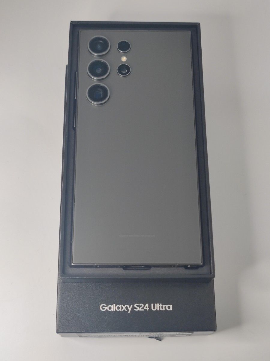 【超美品】 Galaxy S24 Ultra チタニウムブラック 256GB 韓国版