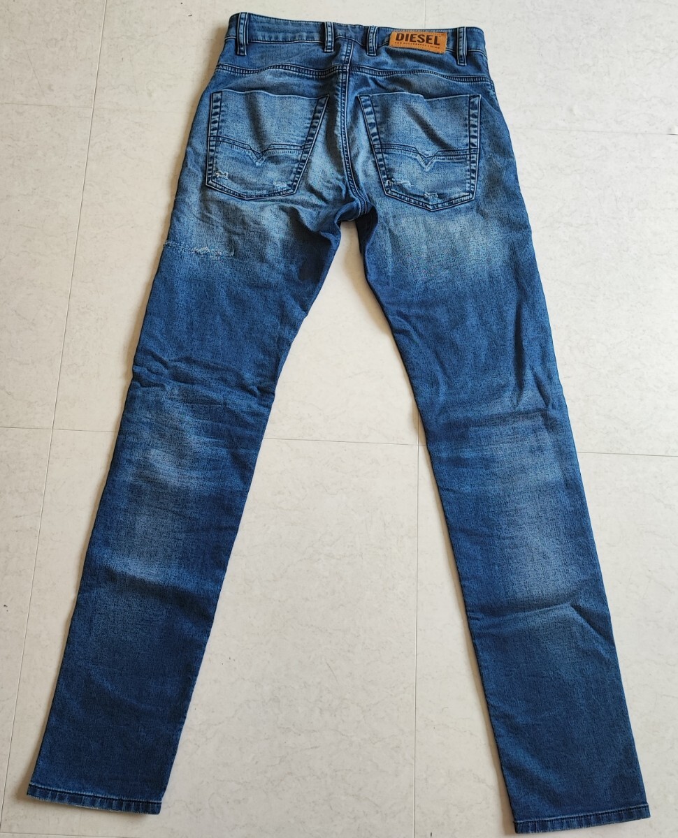 極美品 Ｗ２６ DIESEL ディーゼル デニム ジョグ ジーンズ KROOLEY JOGG JEANS 069SL 送料込みの画像6