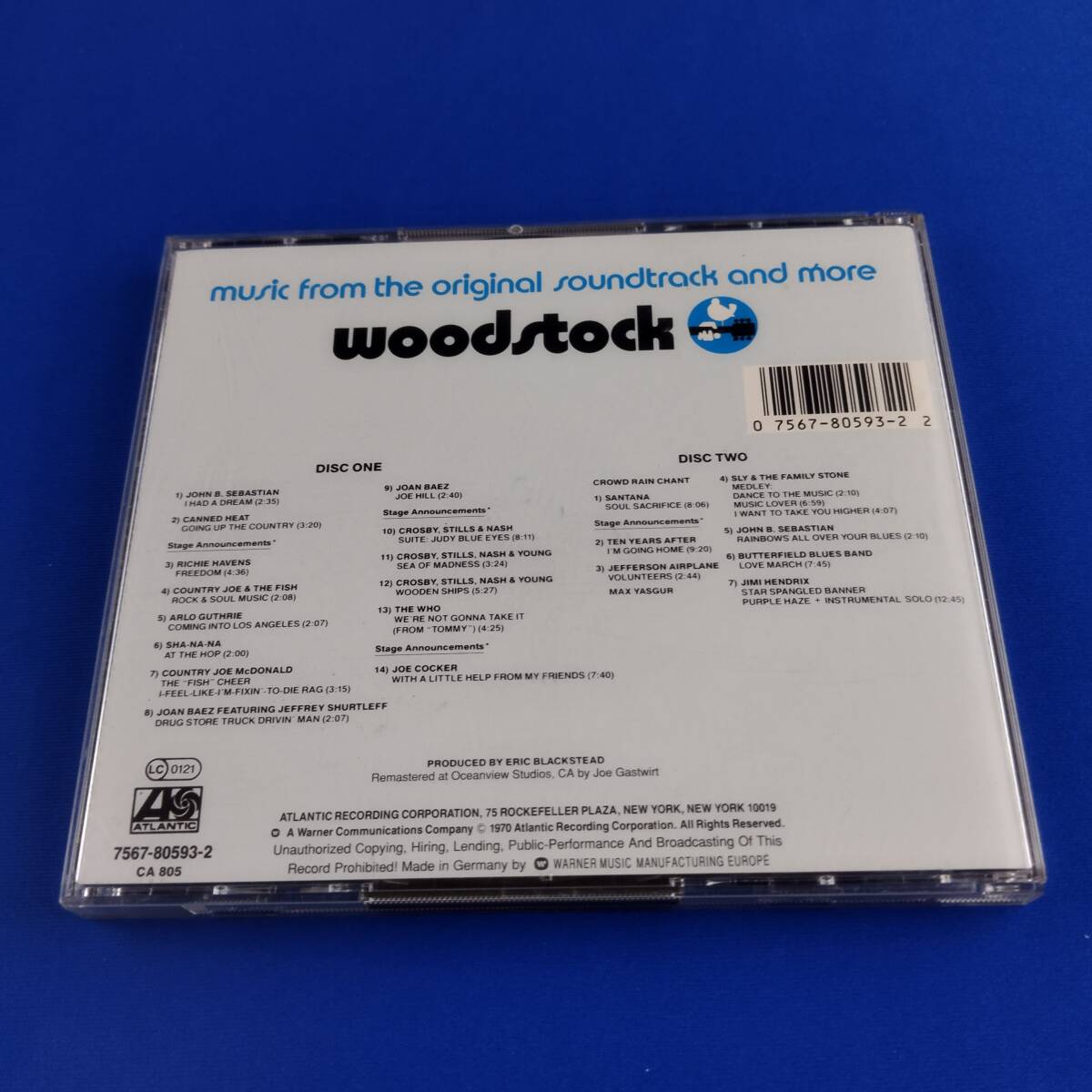 1SC10 CD Woodstock original soundtrack and more _画像2