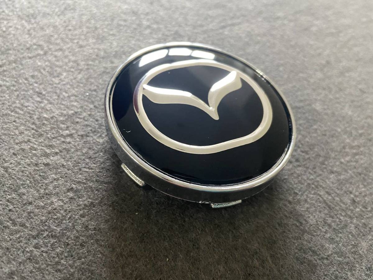 マツダ MAZDA ホイールキャップ ホイール ハブキャップ センター キャップ保護 防塵 4個セット 外径60mm T46番_画像6