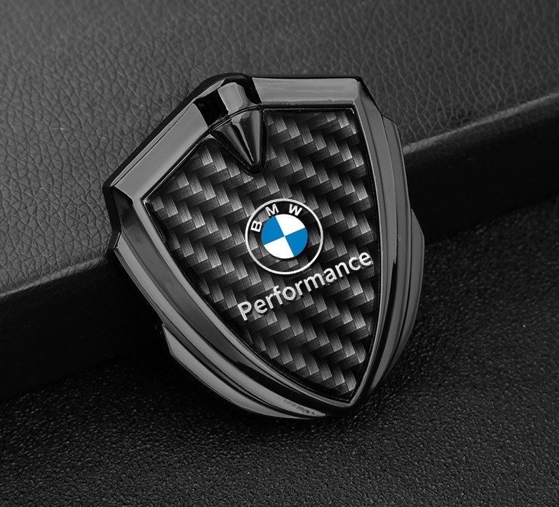 BMW ステッカー 車ロゴ エンブレム 3D立体 金属製 デカール 1枚 防水 両面テープ付き 簡単貼り付け 車の装飾 深錆色の画像1