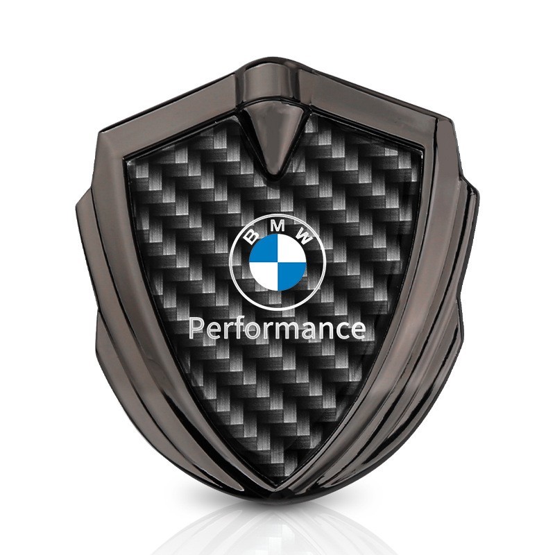 BMW ステッカー 車ロゴ エンブレム 3D立体 金属製 デカール 1枚 防水 両面テープ付き 簡単貼り付け 車の装飾 深錆色の画像2