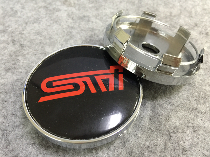 スバル SUBARU STI ホイールキャップ ホイール ハブキャップ センター キャップ保護 防塵 4個セット 外径60mm 113番の画像5