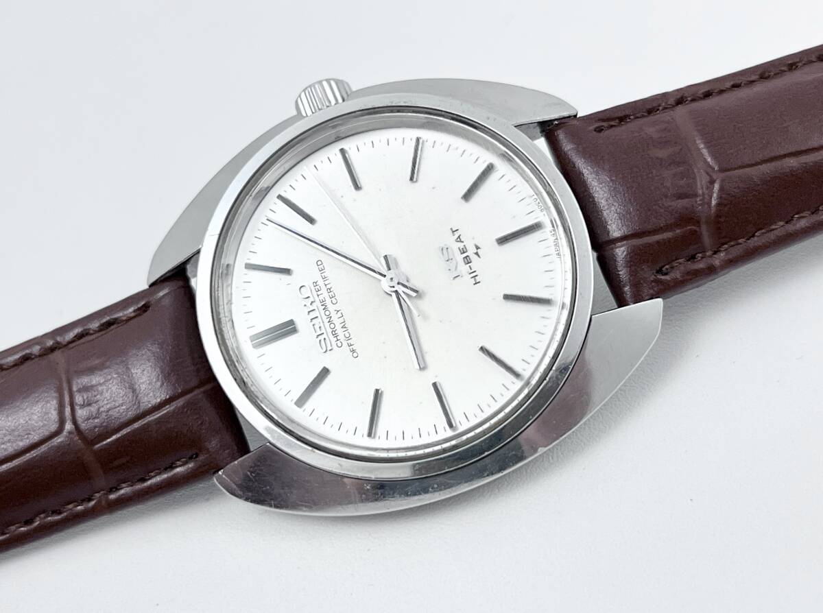 KS KING SEIKO CHRONOMETER OFFCIALLY CERTIFIED セイコー キングセイコー クロノメーター 45-8010 手巻き 25石 HI-BEAT 36000 1970年製