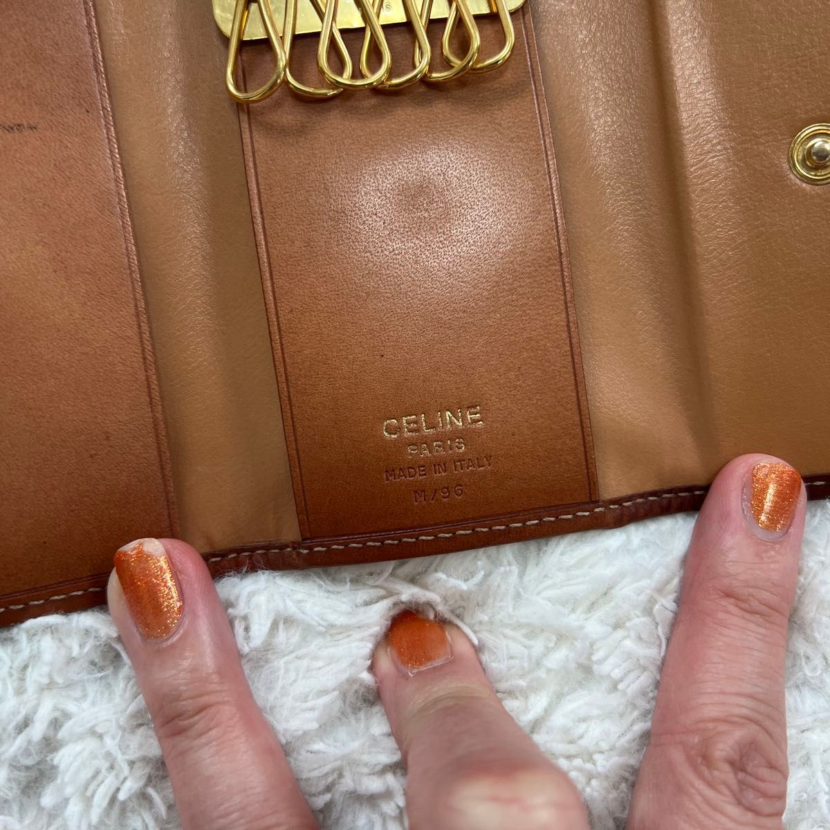 ヴィンテージ　CELINE セリーヌ　オールドセリーヌ　マカダム柄 キーケース