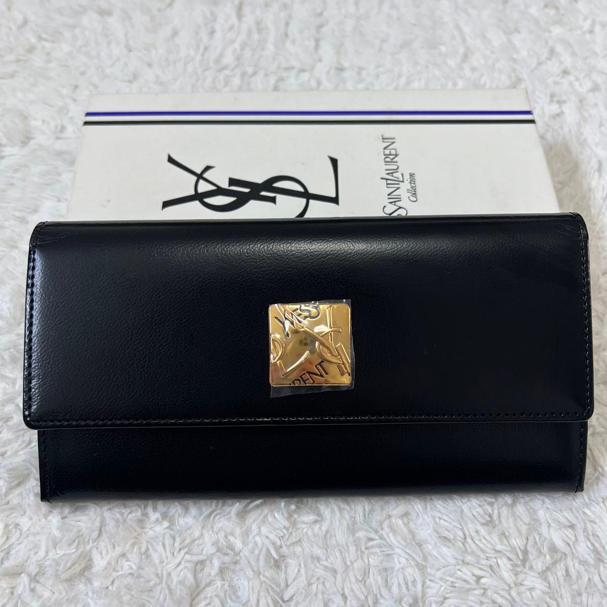 新品未使用 Yves Saint Laurent イヴサンローラン がま口財布 長 新品未使用 Yves Saint Laurent イヴサンローラン がま口財布 長