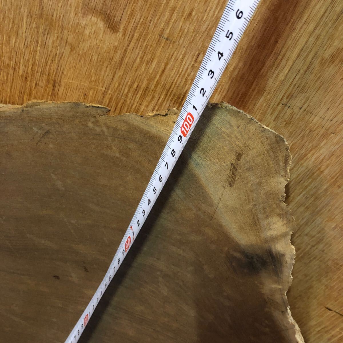 【一枚板 】天然木 テーブルに 銘木 (管理記号:Z)の画像5