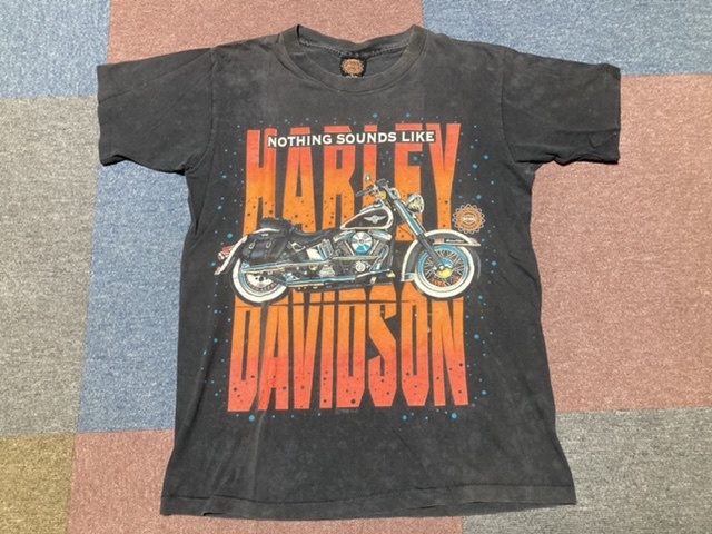 即決 【90's HARLEY DAVIDSON Tシャツ M 両面】 ハーレー 古着 USA 90年代 VINTAGE ビンテージ_画像1