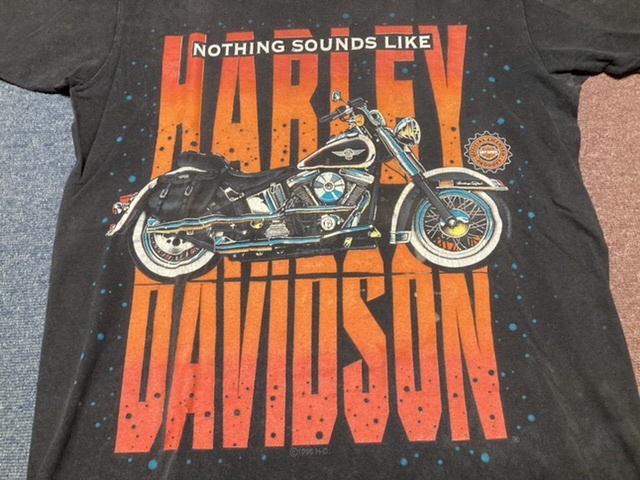 即決 【90's HARLEY DAVIDSON Tシャツ M 両面】 ハーレー 古着 USA 90年代 VINTAGE ビンテージ_画像2