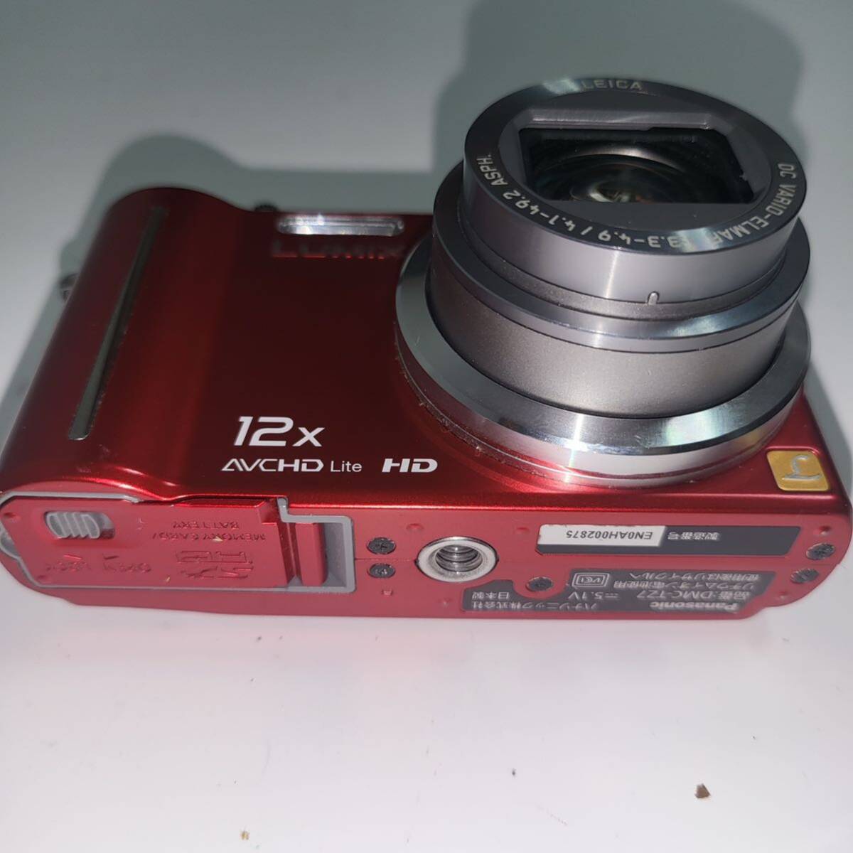  не использовался . близкий Panasonic цифровая камера LUMIX1010 десять тысяч пикселей оптика 12 кратный zoom ( голубой )DMCTZ7A DMC-TZ7-R ( рабочее состояние подтверждено )