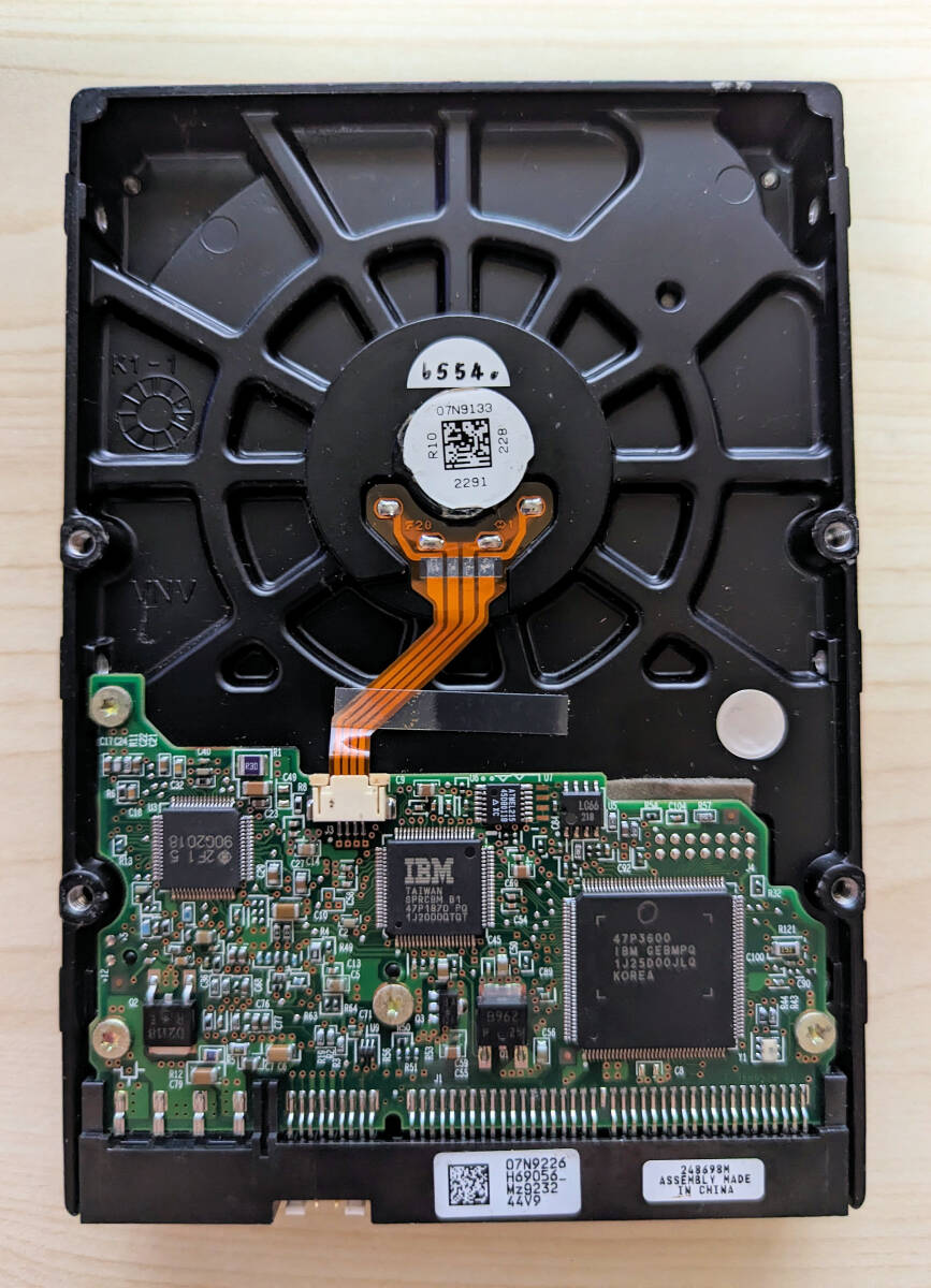 IBM IC35L060AVV207-0 61.4GB,IDE ワケアリ品 _画像2