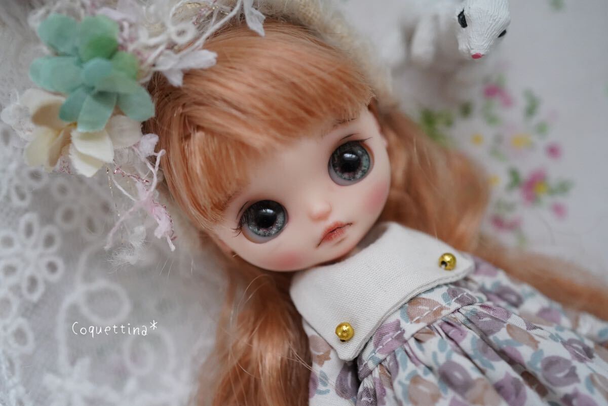 Coquettina* カスタムプチブライス .custom petit Blythe + バースデイパーティサプライズ+の画像5