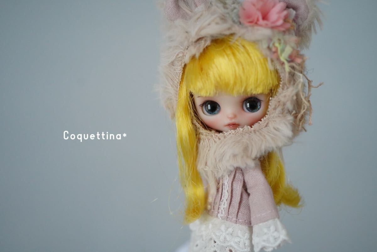 Coquettina* カスタムプチブライス .custom petit Blythe + Little retro Mama +の画像5