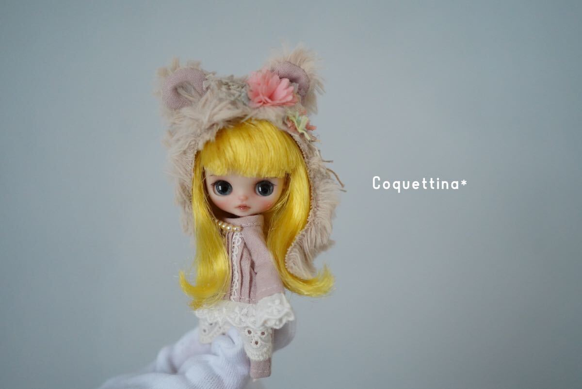 Coquettina* カスタムプチブライス .custom petit Blythe + Little retro Mama +の画像8