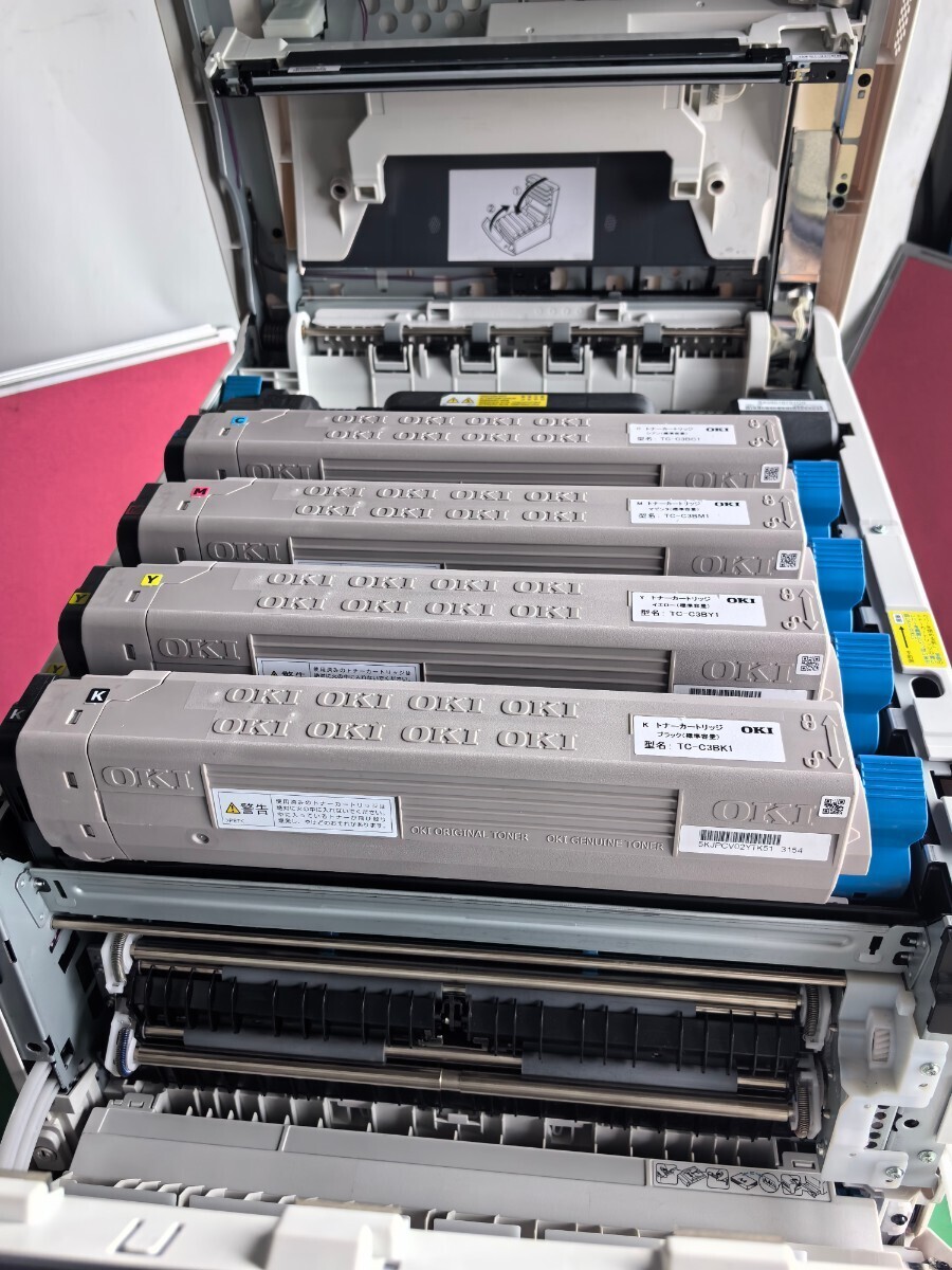 OKI C835dnw プリンター 増設トレイセット 総印刷数4100枚の画像4