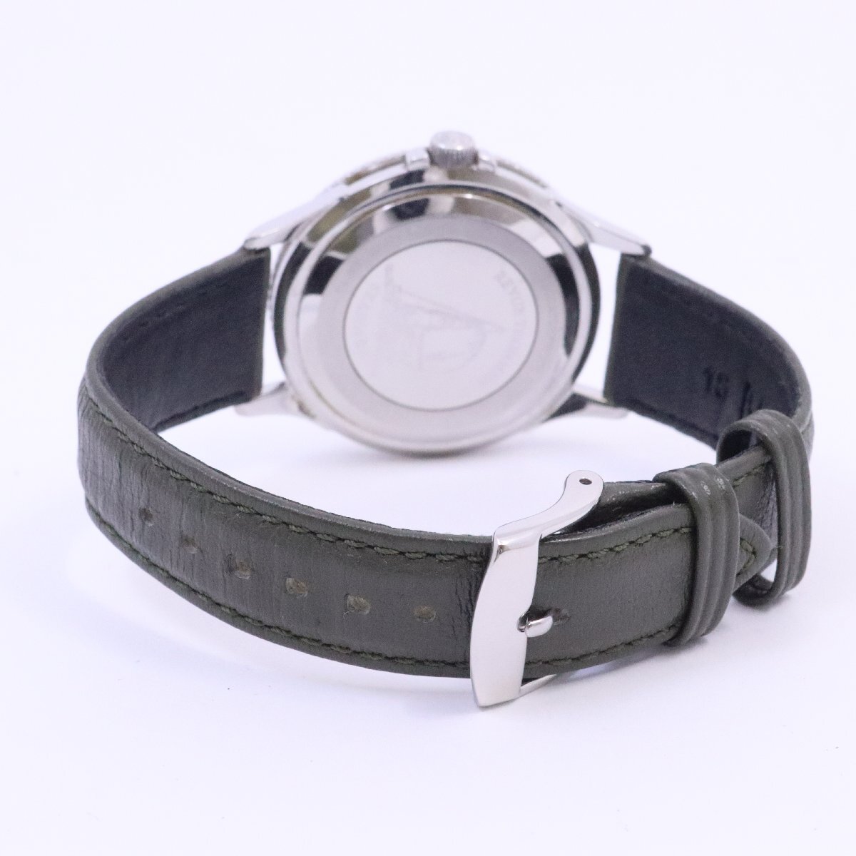 Revue Thommen Cima -k кварц мужские наручные часы белый × зеленый циферблат неоригинальный ремень 5811005[... ломбард ]