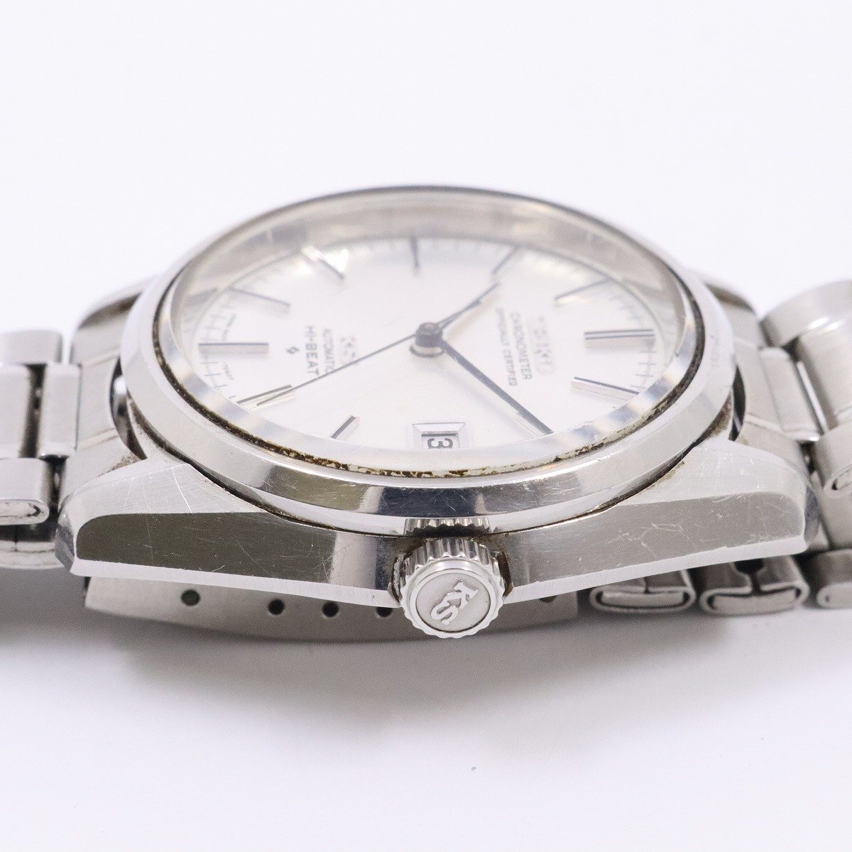 【訳あり品】SEIKO キングセイコー 56KS クロノメーター自動巻き 1972年製 メンズ 腕時計 社外ベルト 5625-7040【いおき質店】の画像7