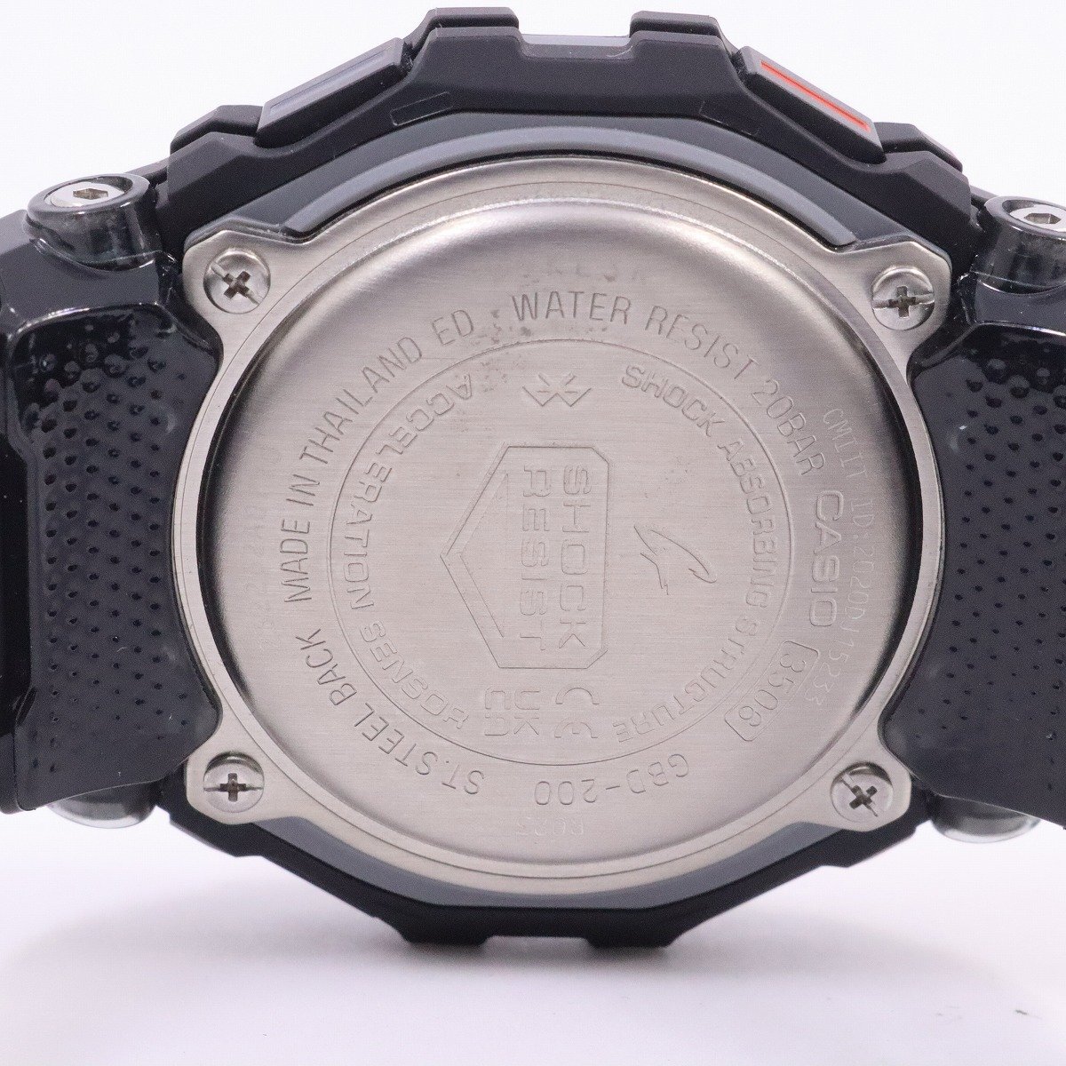 カシオ G-SHOCK G-SQUAD Bluetooth スマートフォンリンク 海外モデル メンズ 腕時計 GBD-200-1ER【いおき質店】の画像9