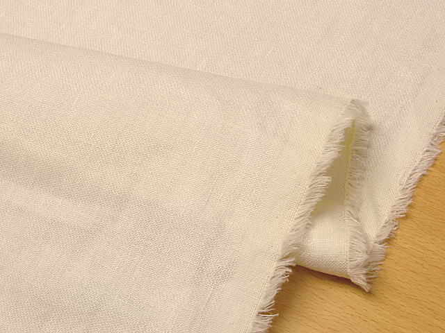最終！イタリア製 綿/麻 fashionクロス ライトベージュ系 5mW巾の画像3