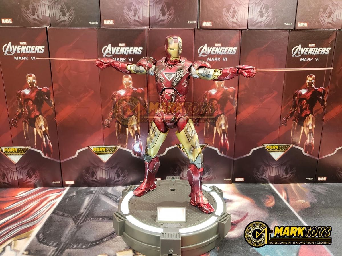 1/10サイズ ZDTOYS アイアンマン マーク6 バトルダメージVer 1/10サイズ ZDTOYS アイアンマン マーク6 バトルダメージVer